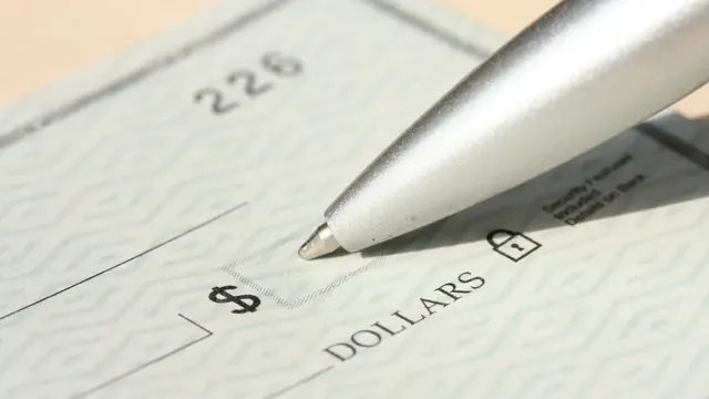 Tax preparation and accounting workspace